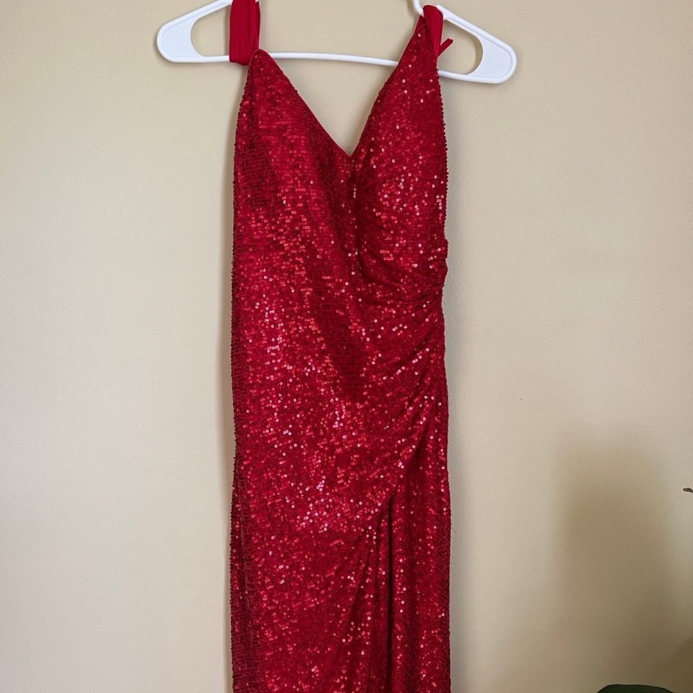 Stunning Red Sequin Dress
